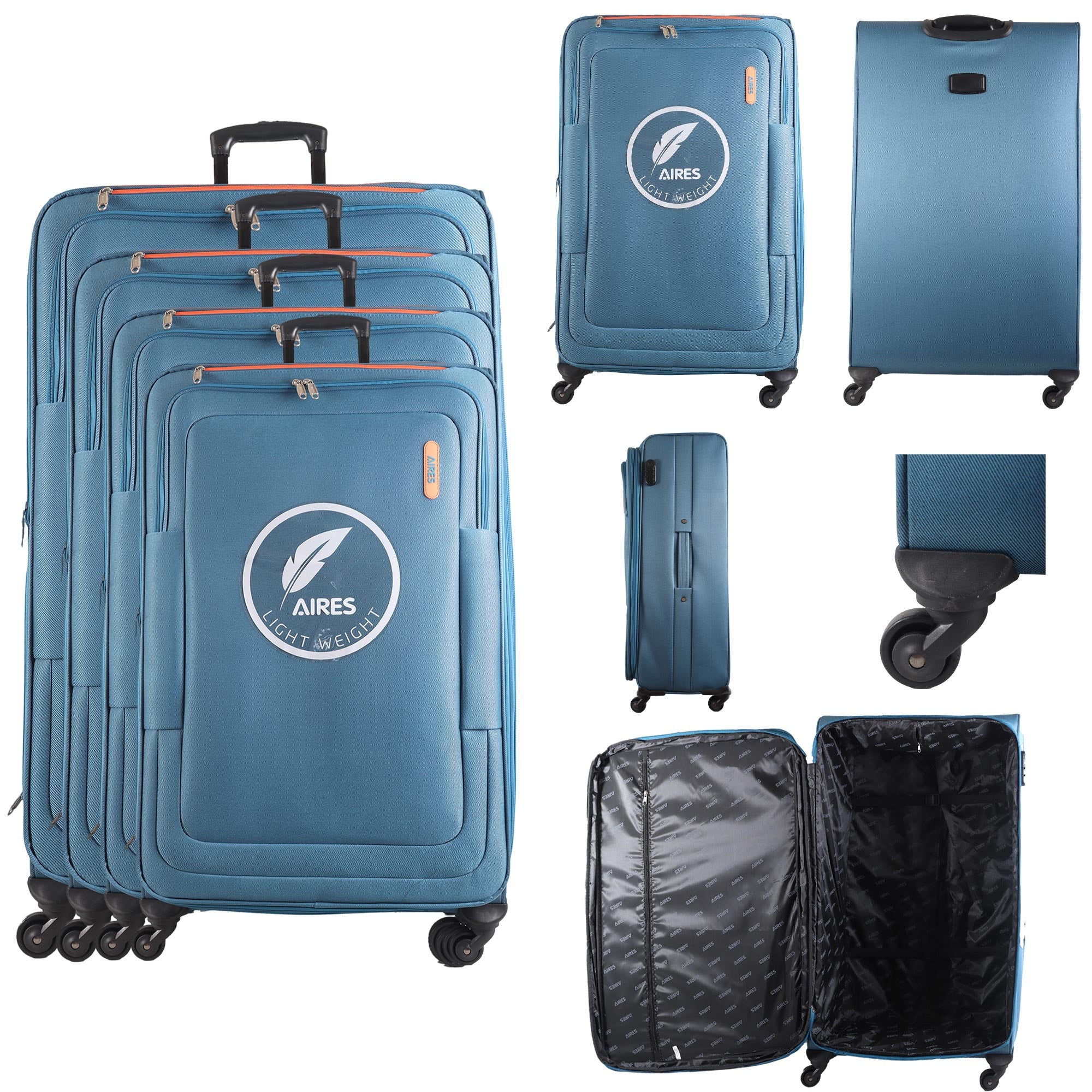 AR727 Set of 4 Soft Blue image 0