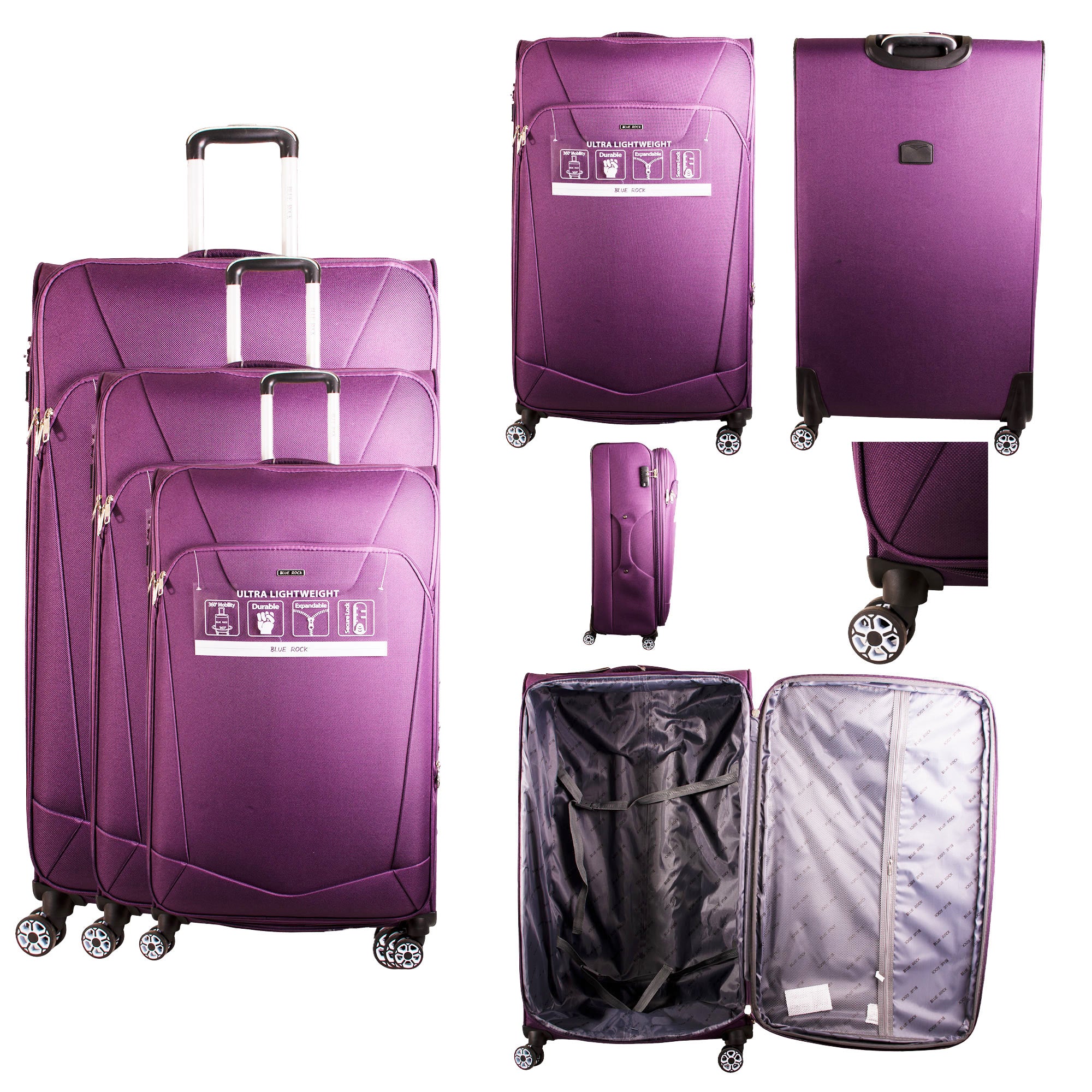 T-SC-02 Set of 4 Soft Dark Purple image 2