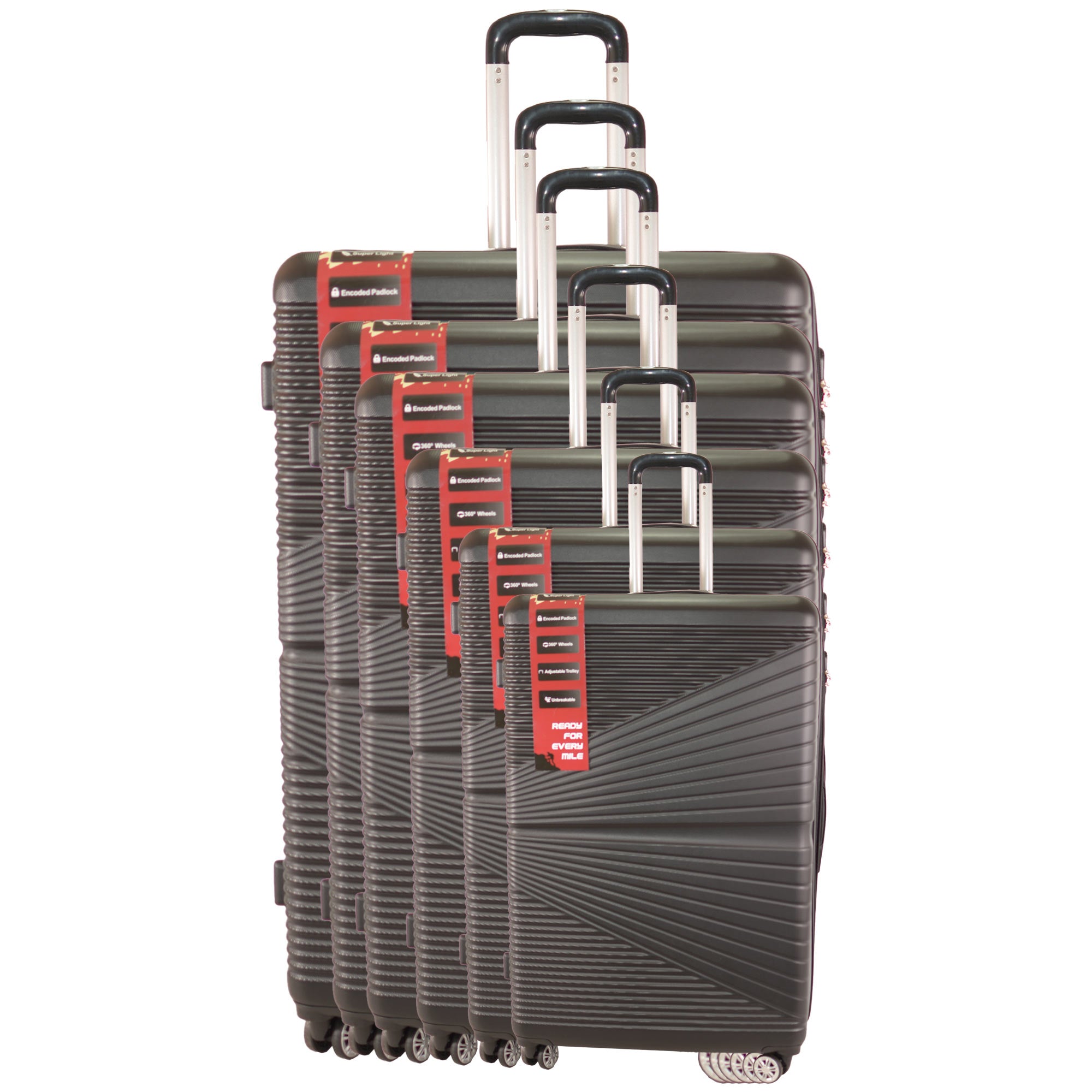 T-HC-612 Set of 6 Black image 6