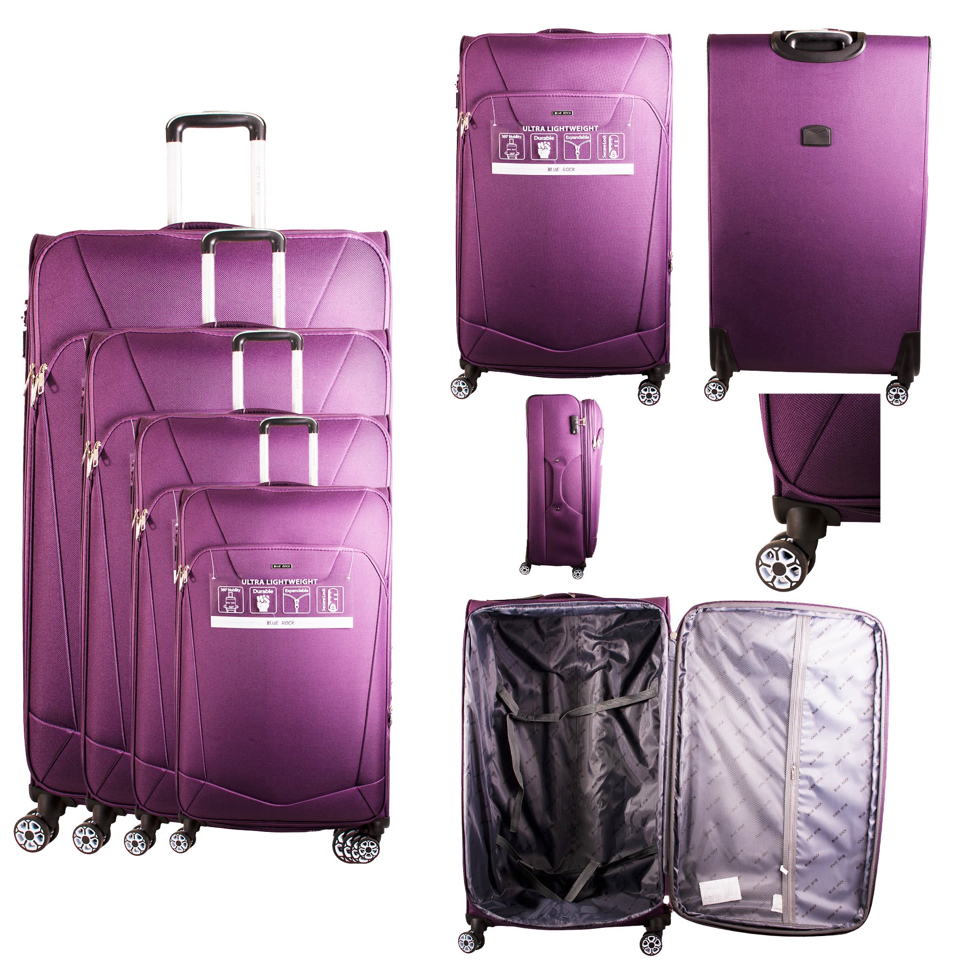 T-SC-02 Set of 4 Soft Dark Purple image 1